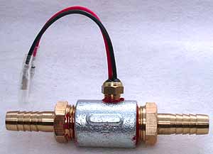 水温センサと取付け用アダプタ